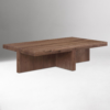 Rectangle Coffee Table with Solid Oak Construction
