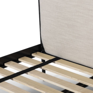 Canopy Bed with Upholstered Headboard and Footboard