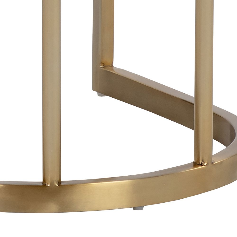 Leather Dining Chair with Stainless Steel Frame