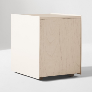 Two Drawer Filing Cabinet with Caster Wheels