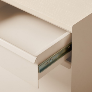 Two Drawer Filing Cabinet with Caster Wheels