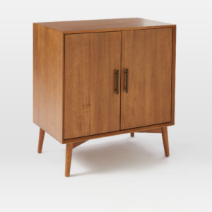 Mid-Century Bar Cabinet with Wine Bottle Storage