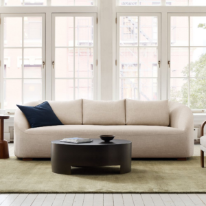 Upholstered Sofa with Loose Back Cushions