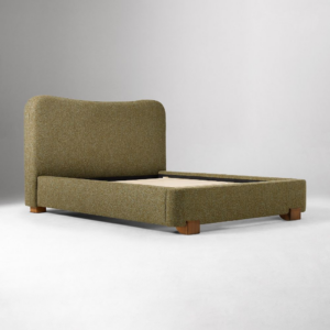 Upholstered Bed with Engineered Wood Frame