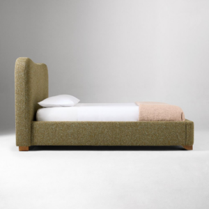 Upholstered Bed with Engineered Wood Frame