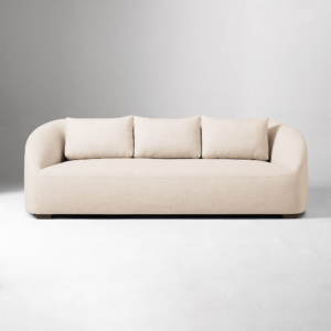 Upholstered Sofa with Loose Back Cushions