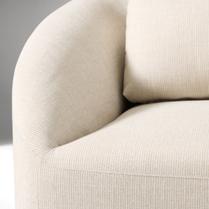 Upholstered Sofa with Loose Back Cushions